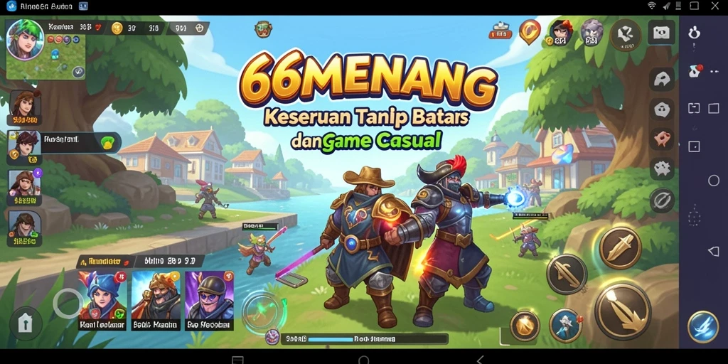 Tampilan gameplay seru dari 66MENANG yang mengasyikkan.