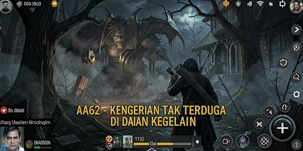 Gameplay menegangkan AA62 dengan suasana kegelapan yang meresahkan.
