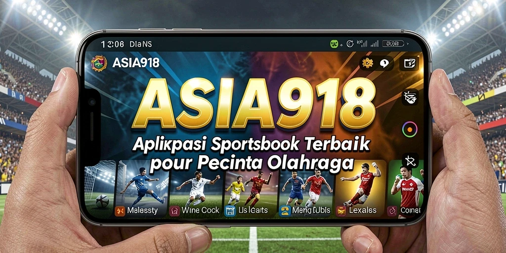 Tampilan utama <strong>ASIA918</strong> dengan berbagai pilihan taruhan olahraga langsung.