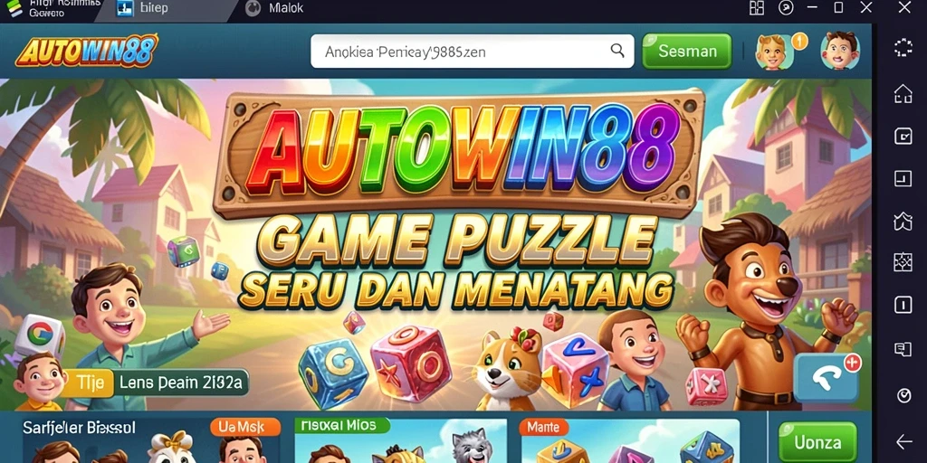 Screenshot gameplay AUTOWIN88 menampilkan tantangan puzzle yang menarik.
