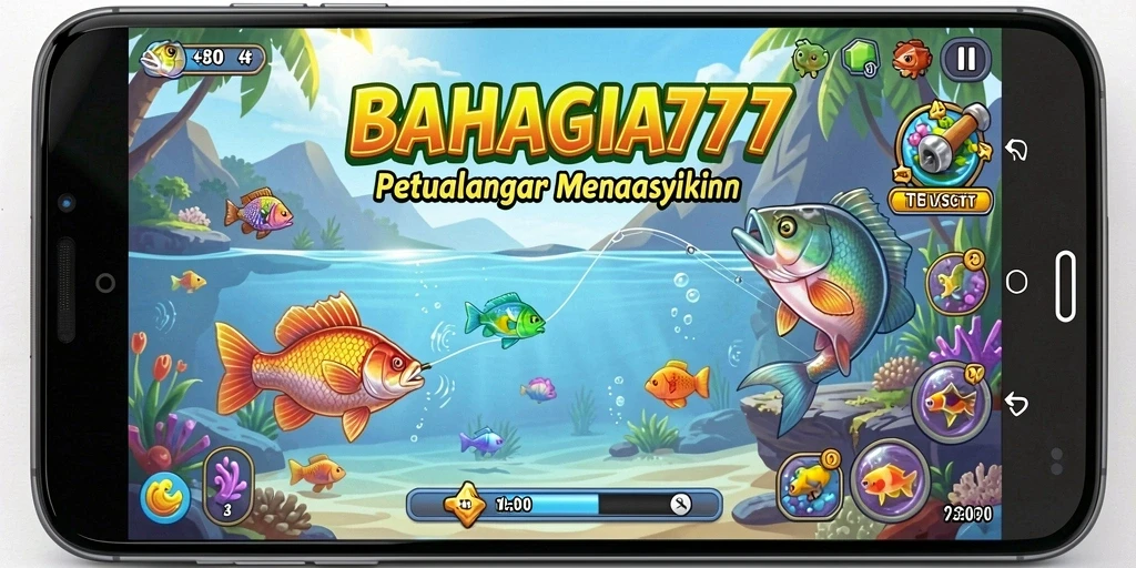 Tangkapan ikan yang menakjubkan dalam permainan BAHAGIA777.