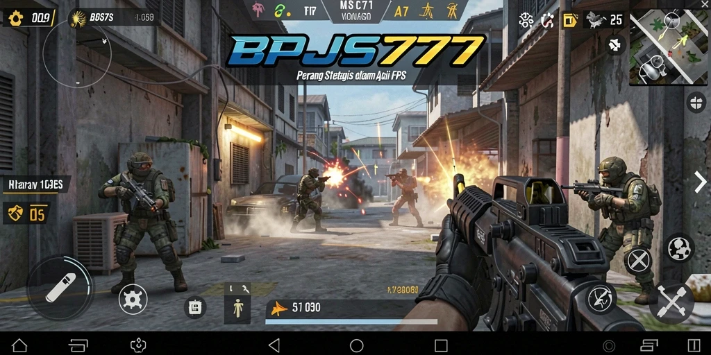 Gameplay menegangkan dalam <strong>BPJS777</strong> dengan aksi FPS yang seru.