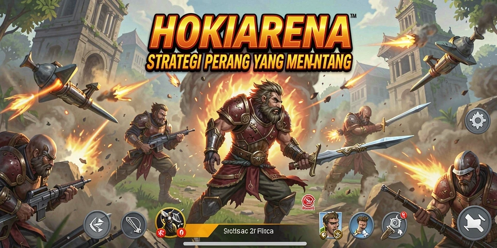 Tampilan gameplay HOKIARENA yang menegangkan dan strategis.