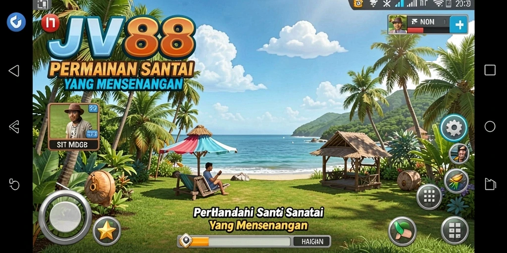 Tampilan gameplay <strong>JV88</strong> yang penuh warna dan menyenangkan.