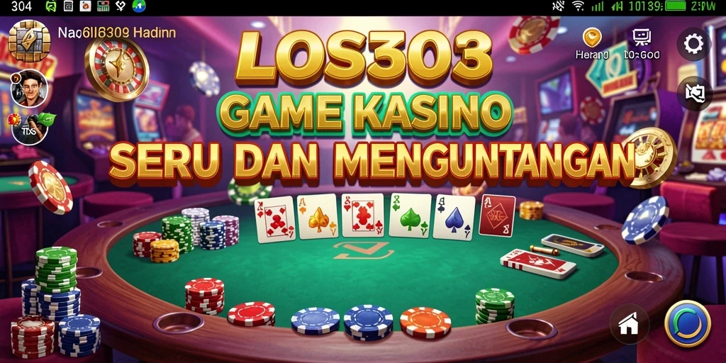 Tampilan gameplay LOS303 yang seru dan menarik di kasino.