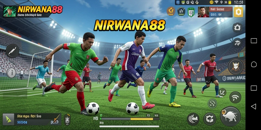 Tampilan menarik dari gameplay NIRWANA88 yang menampilkan aksi olahraga.