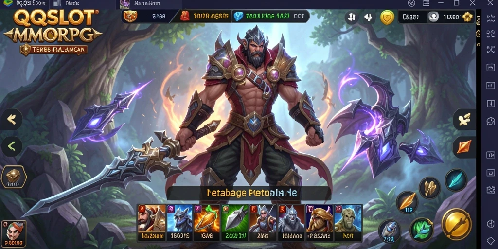 Tampilan gameplay QQSLOT dengan grafis menarik dan aksi seru.