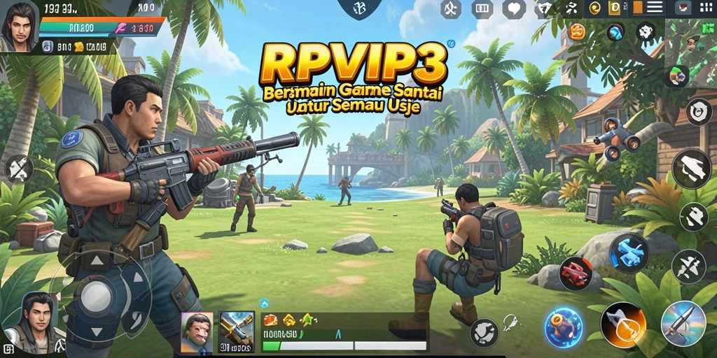 Tampak menyenangkan saat pemain bersaing di RPVIP3.
