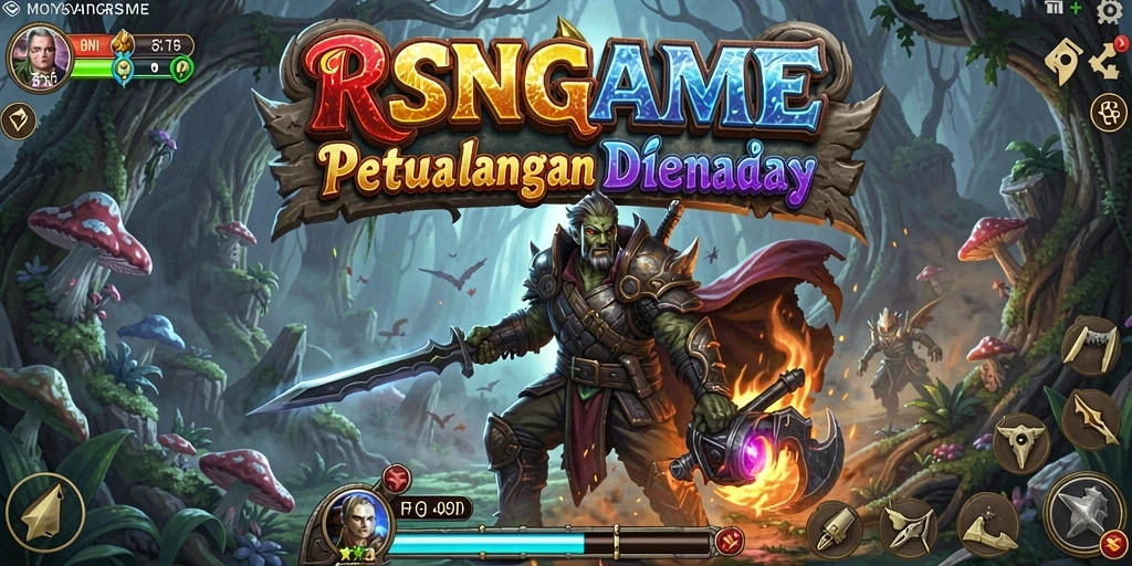 Tampilan gameplay RSNGAME yang menakjubkan dan mendebarkan.
