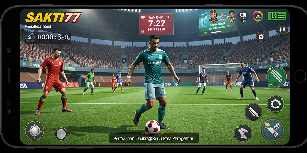 Tangkapan layar gameplay SAKTI77 yang menampilkan aksi olahraga menegangkan.