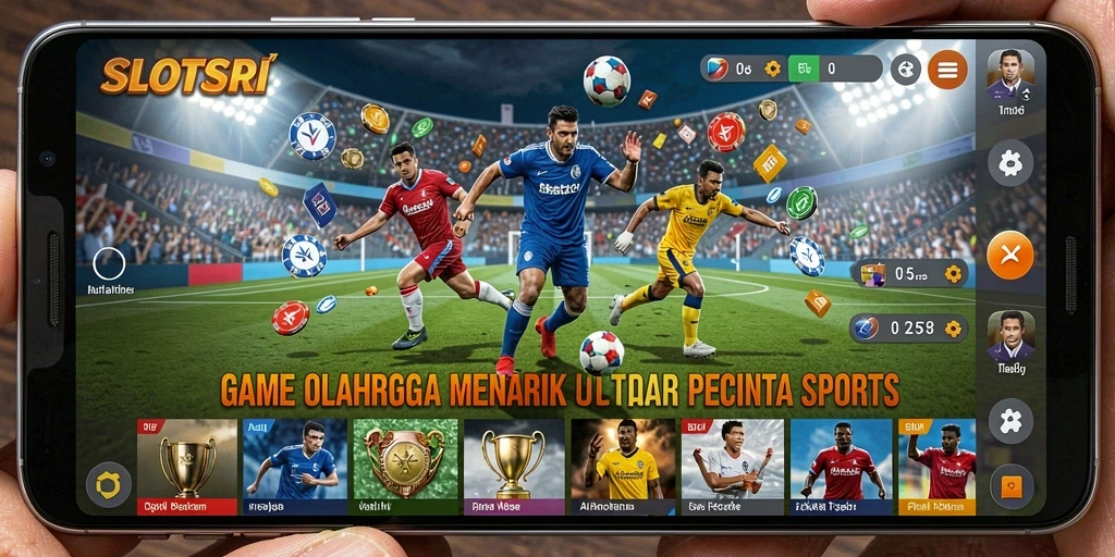 Tampilan gameplay seru dalam SLOTSRI yang menguji keterampilan olahraga Anda.
