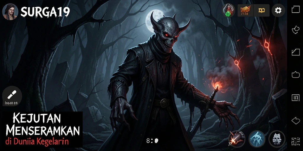 Gameplay menyeramkan dari SURGA19 dengan momen-momen mendebarkan.