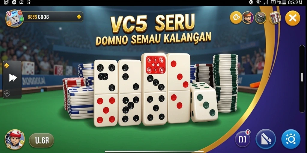 Tampilan menarik gameplay Domino di VC5.