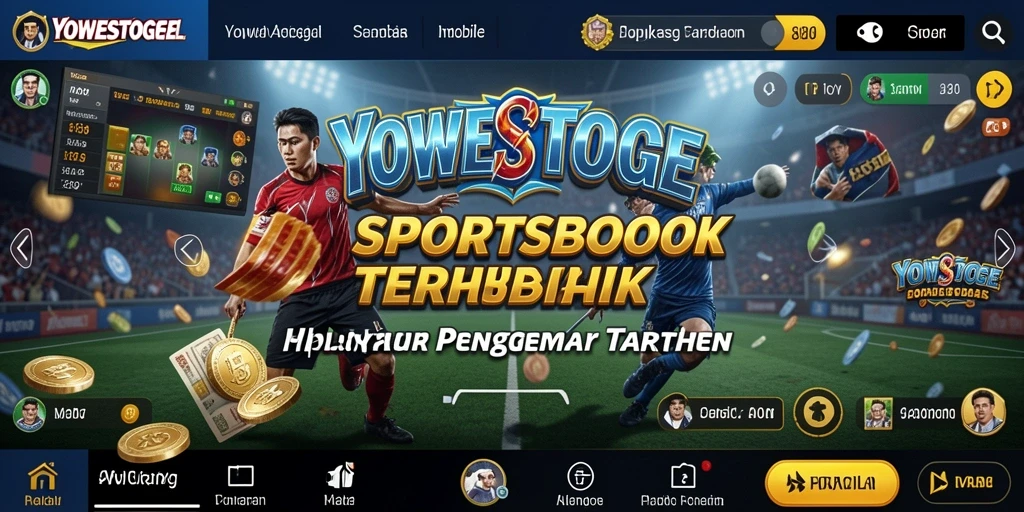 Tampilan gameplay Sportsbook YOWESTOGEL dengan berbagai pilihan taruhan.